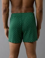 Caleçon boxeur ajusté ultradoux à pois pour hommes AEO