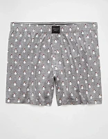 AEO Men's Mini Snowmen Slim Knit Ultra Soft Boxer Short