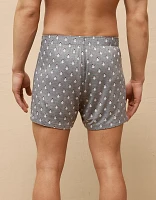 AEO Men's Mini Snowmen Slim Knit Ultra Soft Boxer Short