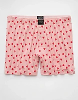 AEO Men's Valentine's Day Hearts Slim Knit Ultra Soft Boxer Short