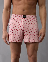 Caleçon boxeur en tricot ultradoux ajusté cœurs de la Saint-Valentin pour hommes AEO