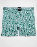 Caleçon boxeur ultradoux en tricot à coupe ajustée trèfles de la Saint-Patrick pour hommes AEO