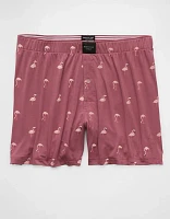 AEO Men's Flamingos Slim Knit Ultra Soft Boxer Short