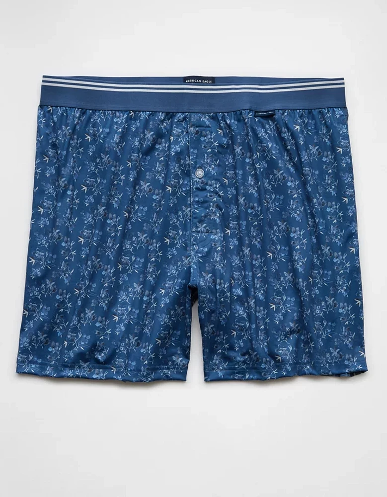 AEO Men's Floral Ultra Soft Pocket Boxer Short