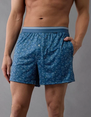 AEO Men's Floral Ultra Soft Pocket Boxer Short