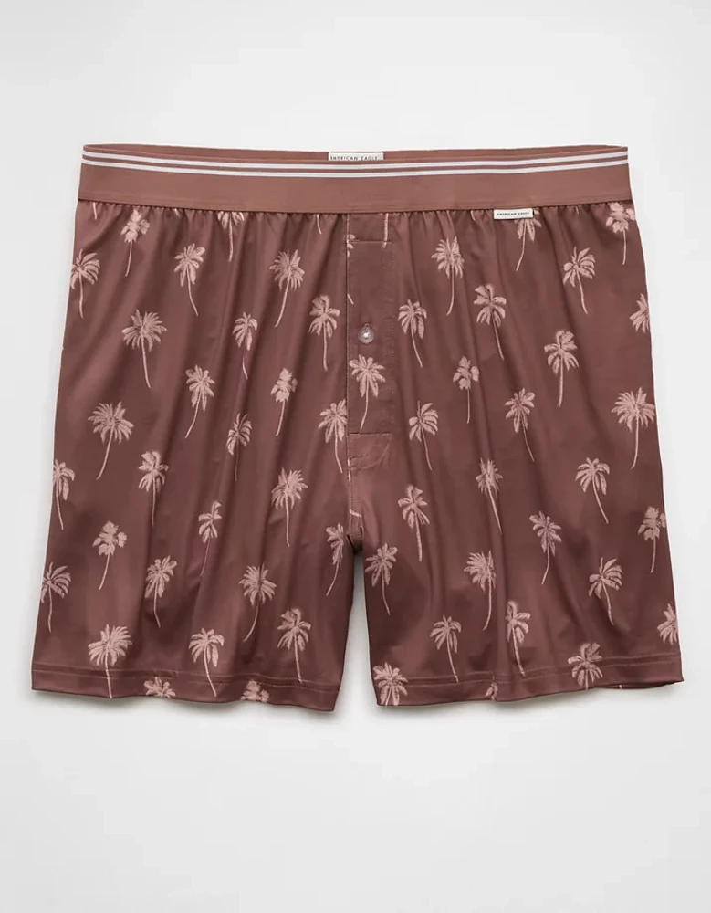 Caleçon boxeur à poche ultradoux palmiers pour hommes AEO