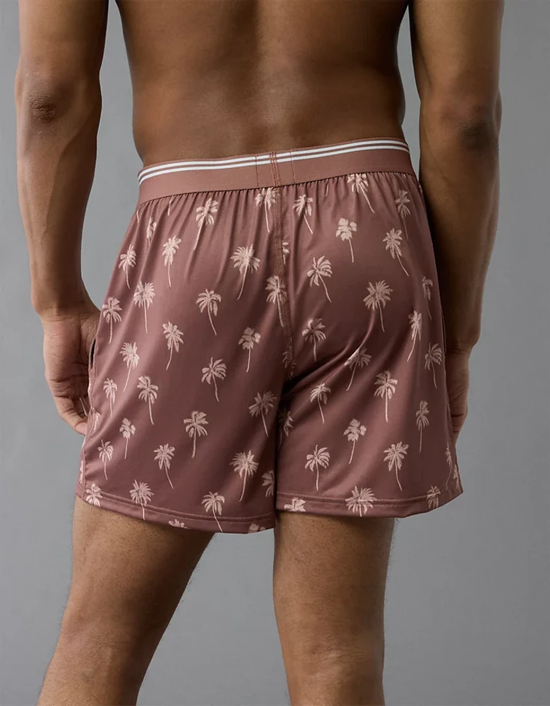 Caleçon boxeur à poche ultradoux palmiers pour hommes AEO