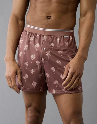 Caleçon boxeur à poche ultradoux palmiers pour hommes AEO