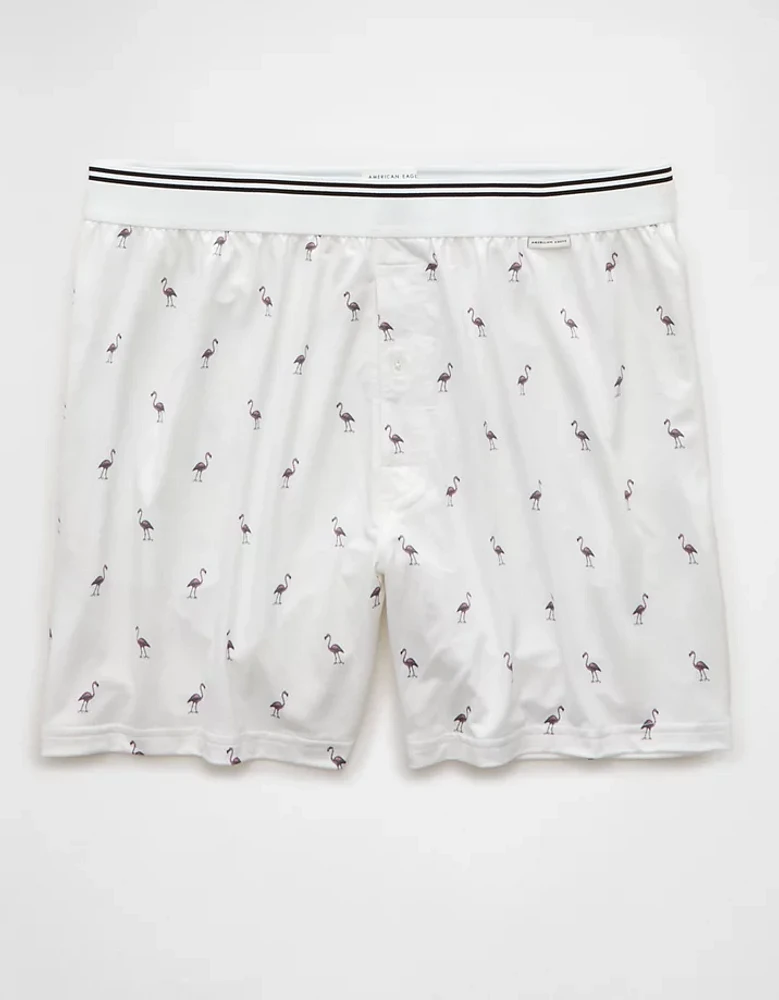 AEO Men's Flamingos Ultra Soft Pocket Boxer Short