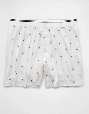 AEO Men's Flamingos Ultra Soft Pocket Boxer Short