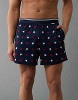 AEO Men's USA Stars & Stripes Ultra Soft Pocket Boxer Short