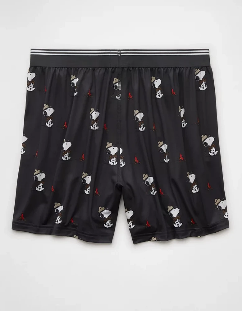 Caleçon boxeur à poche ultradoux camp Snoopy pour hommes AEO
