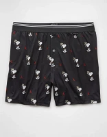 Caleçon boxeur à poche ultradoux camp Snoopy pour hommes AEO