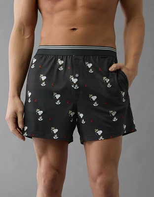 Caleçon boxeur à poche ultradoux camp Snoopy pour hommes AEO