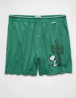 AEO Men's Snoopy Ultra Soft Pocket Boxer Short