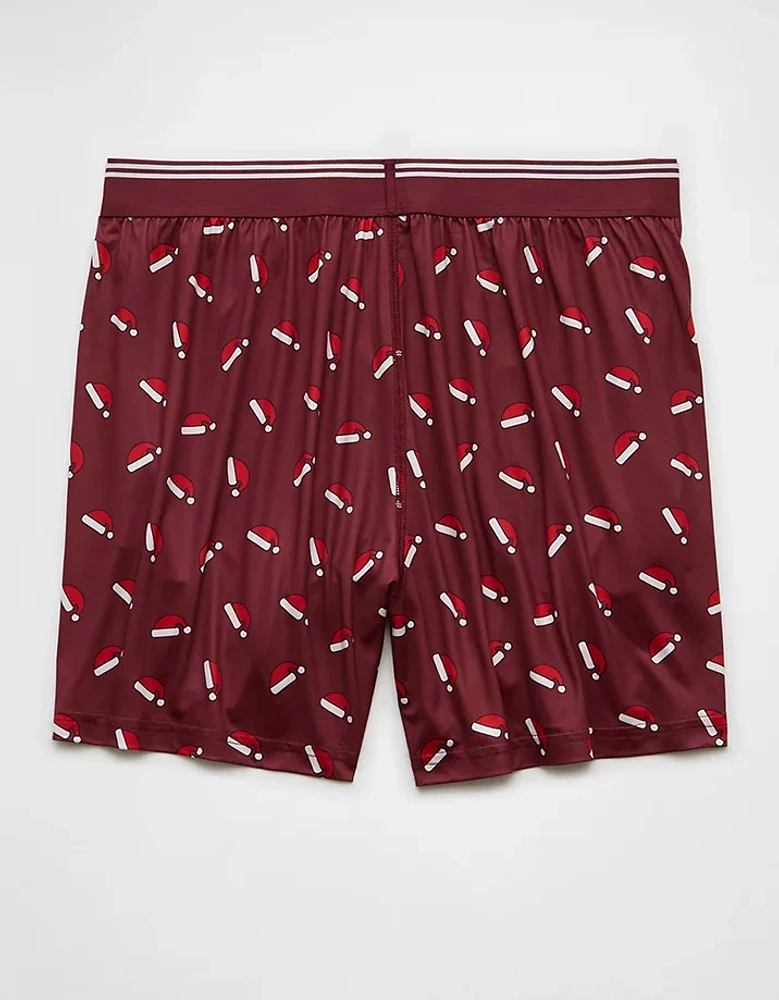 AEO Men's Santa Hats Ultra Soft Pocket Boxer Short