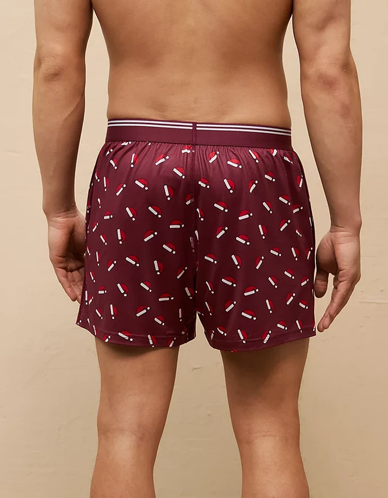 AEO Men's Santa Hats Ultra Soft Pocket Boxer Short