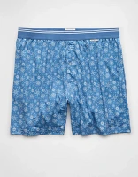 AEO Men's Tiny Snowflakes Ultra Soft Pocket Boxer Short