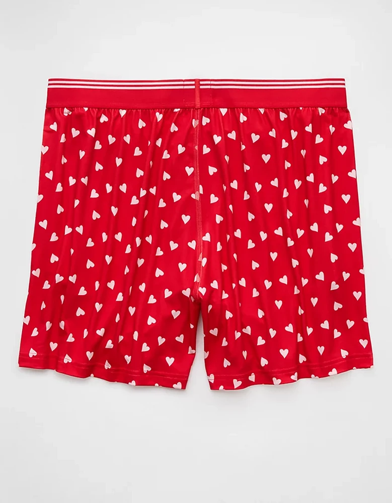 AEO Men's Valentine's Day Hearts Ultra Soft Pocket Boxer Short