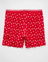 AEO Men's Valentine's Day Hearts Ultra Soft Pocket Boxer Short