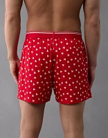 AEO Men's Valentine's Day Hearts Ultra Soft Pocket Boxer Short