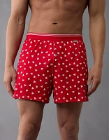 AEO Men's Valentine's Day Hearts Ultra Soft Pocket Boxer Short