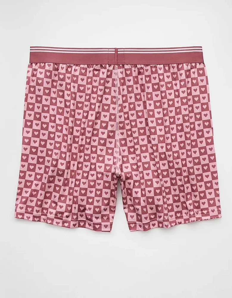 Caleçon boxeur à poche ultradoux cœurs de la Saint-Valentin pour hommes AEO