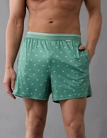 AEO Men's St. Patrick's Day Clovers Ultra Soft Pocket Boxer Short