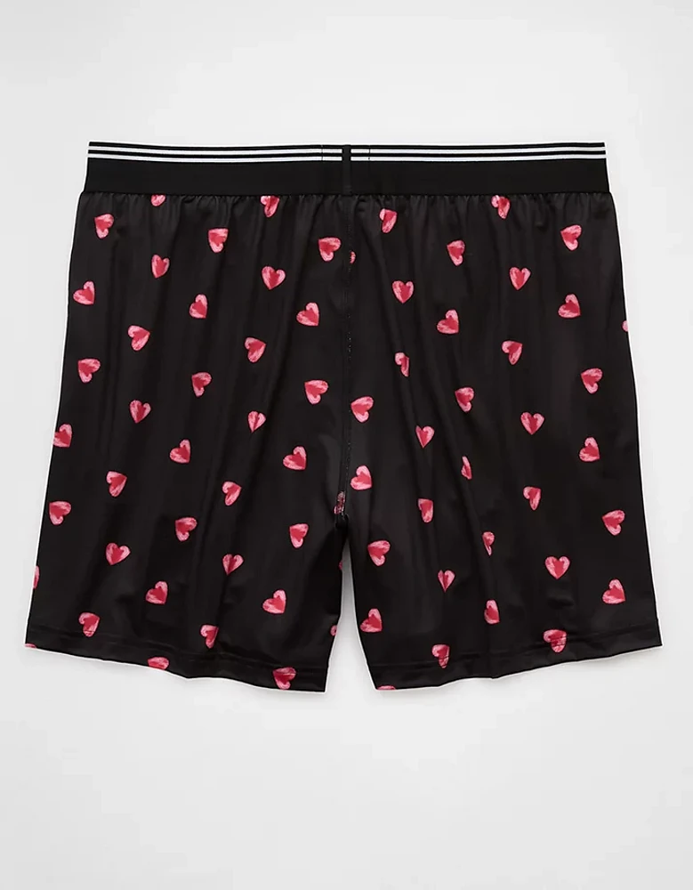 AEO Men's Valentine's Day Hearts Ultra Soft Pocket Boxer Short