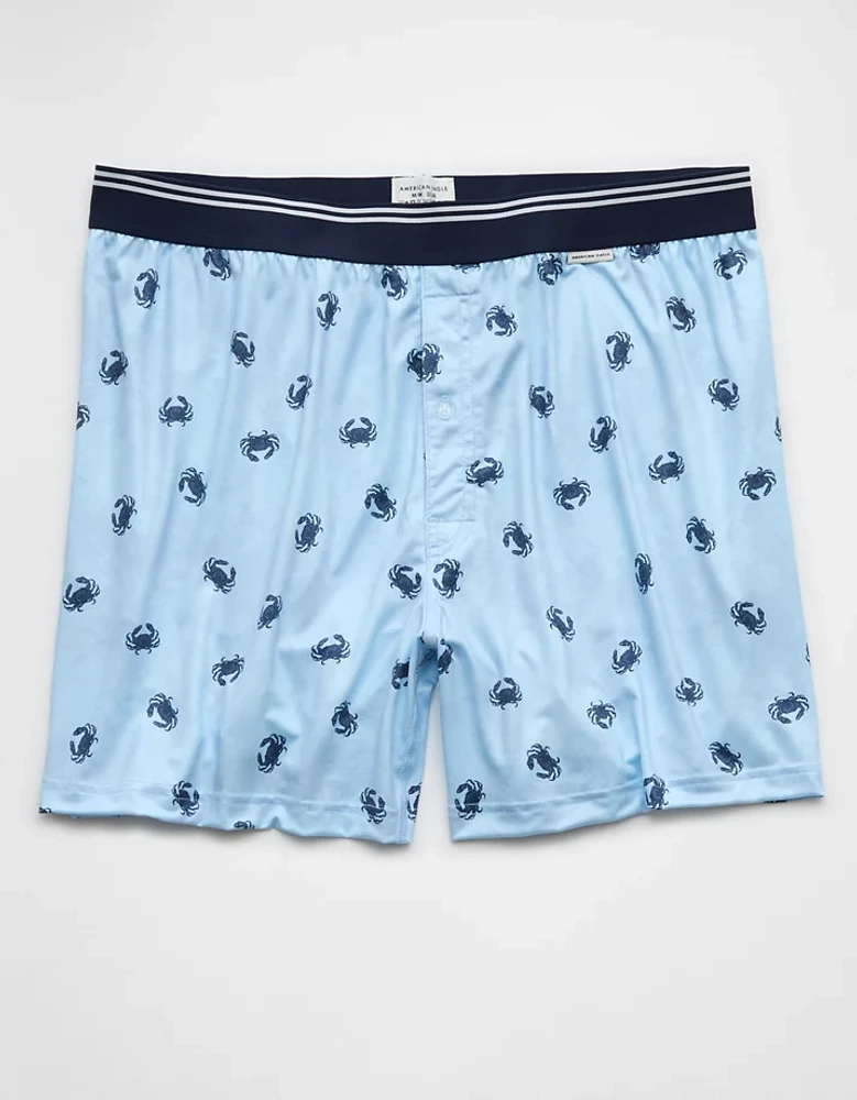 AEO Men's Crabs Ultra Soft Pocket Boxer Short