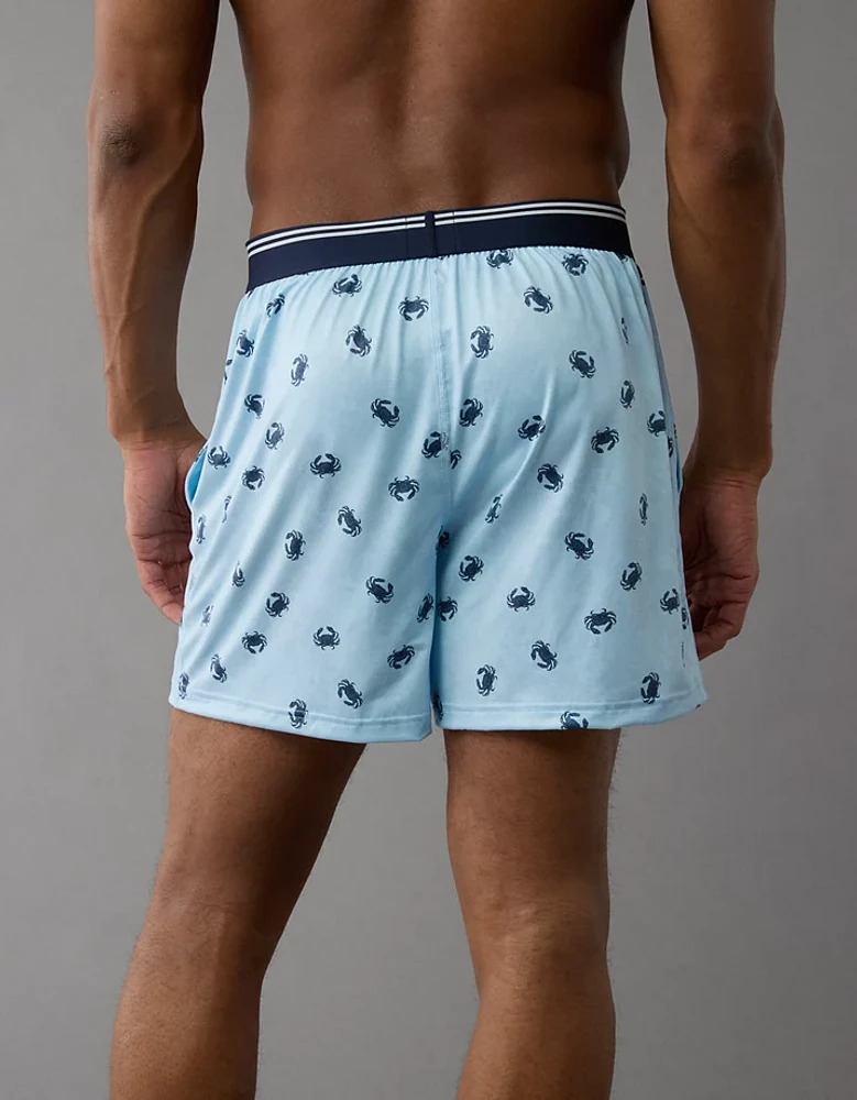 AEO Men's Crabs Ultra Soft Pocket Boxer Short