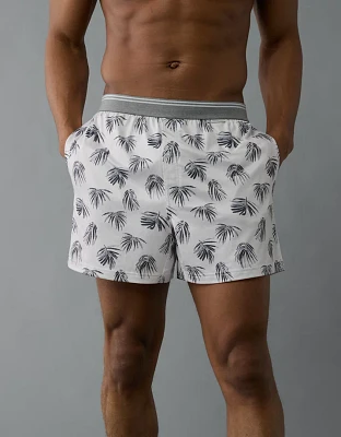 AEO Men's Palm Leaves Ultra Soft Pocket Boxer Short