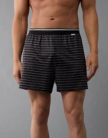 AEO Men's Striped Ultra Soft Pocket Boxer Short