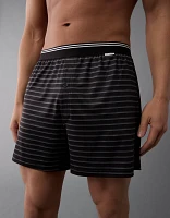 AEO Men's Striped Ultra Soft Pocket Boxer Short