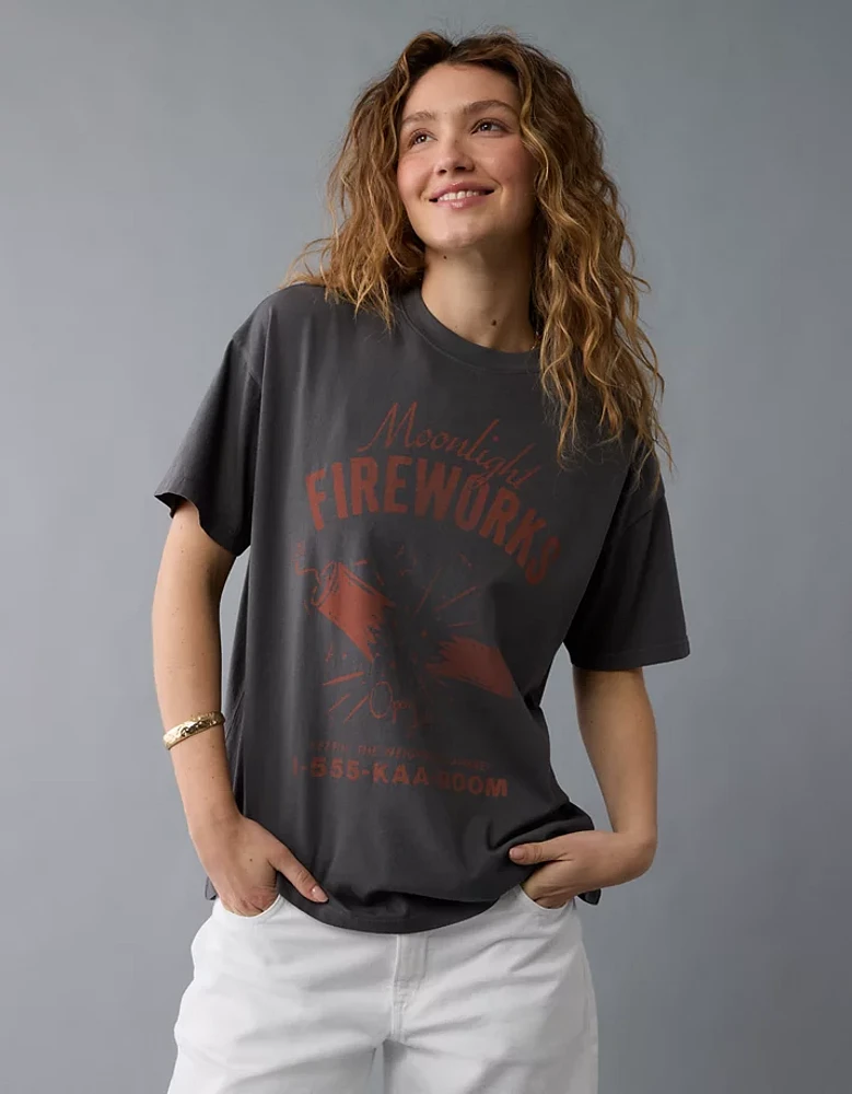 AE Oversized Americana Graphic T-Shirt