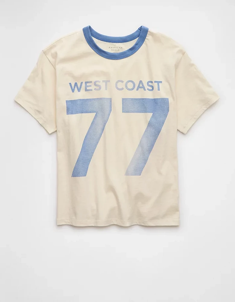 AE West Coast Graphic Ringer T-Shirt