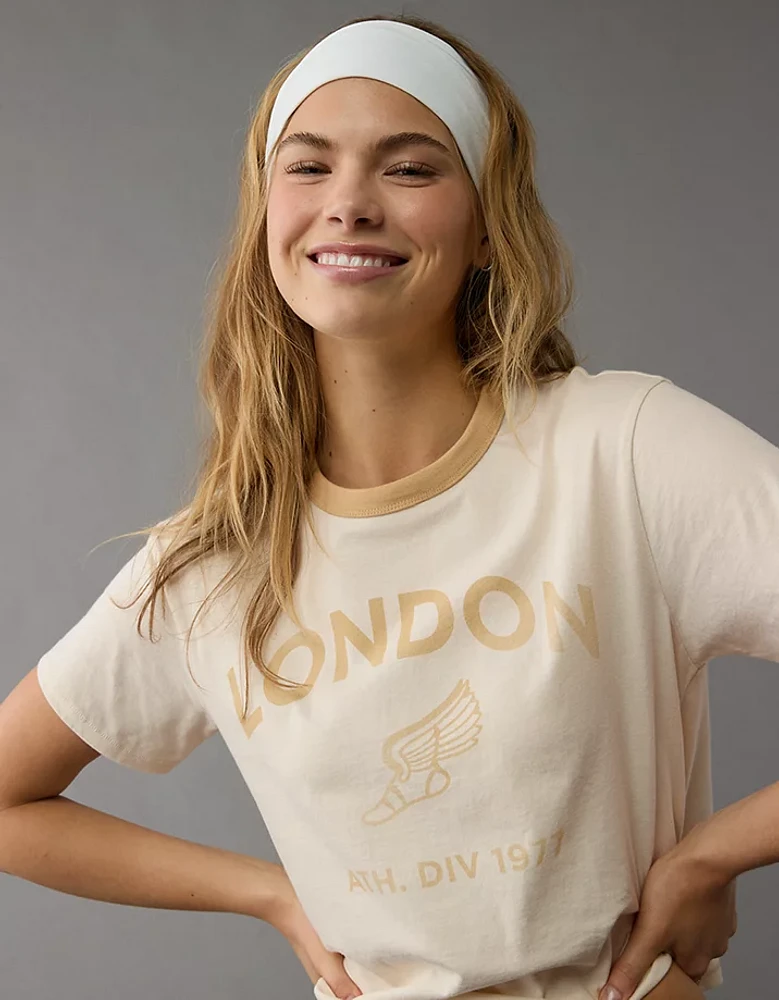 AE London Graphic Ringer T-Shirt