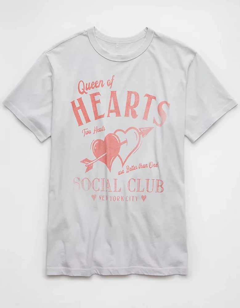 T-shirt à image de la Saint-Valentin surdimensionné AE