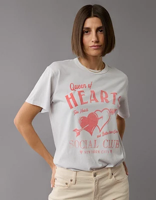 T-shirt à image de la Saint-Valentin surdimensionné AE