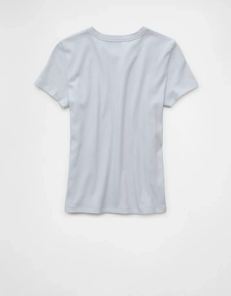 Petit t-shirt Hé à image de destination AE