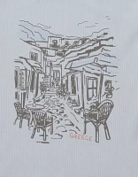 Petit t-shirt Hé à image de destination AE
