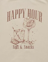 Petit t-shirt Happy Hour à graphique Hey AE