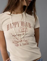 Petit t-shirt Happy Hour à graphique Hey AE