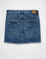 AE Stretch High-Waisted Perfect Denim Mini Skirt