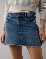 AE Stretch High-Waisted Perfect Denim Mini Skirt