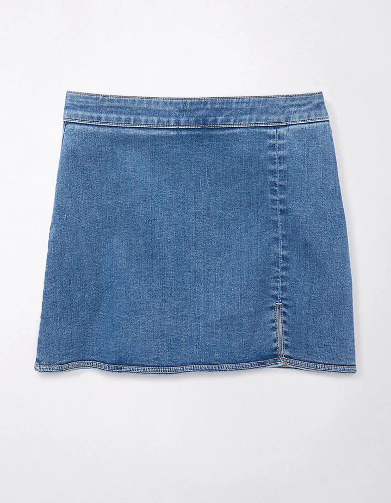 Jupe-short en denim à taille haute Next Level AE