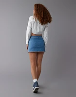 Jupe-short en denim à taille haute Next Level AE