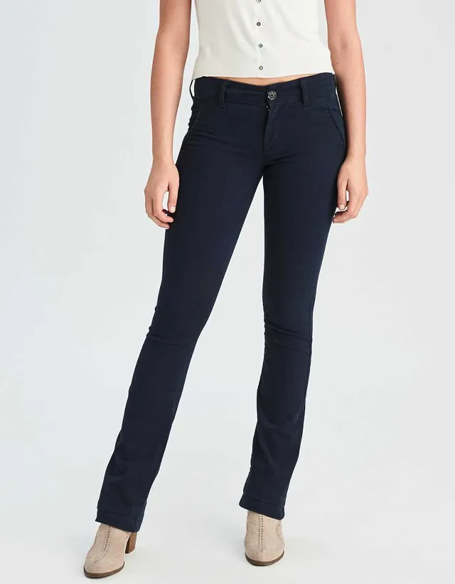 AE Stretch Low-Rise Kick Bootcut Jean