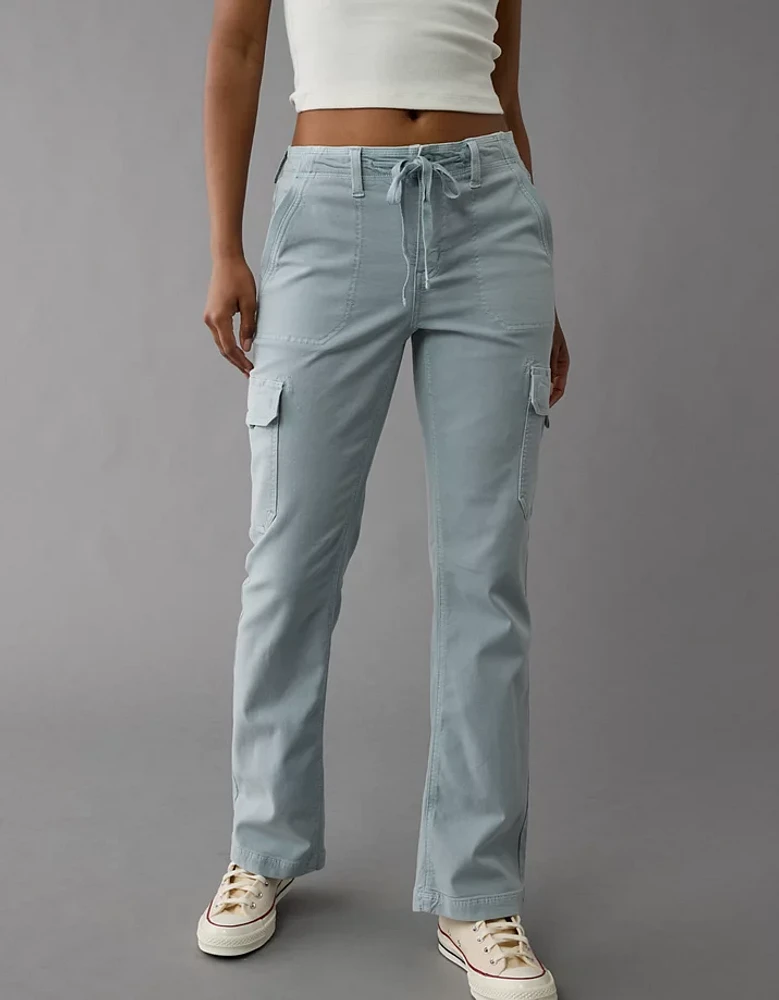 Pantalon cargo extensible à coupe semi-évasée classique AE