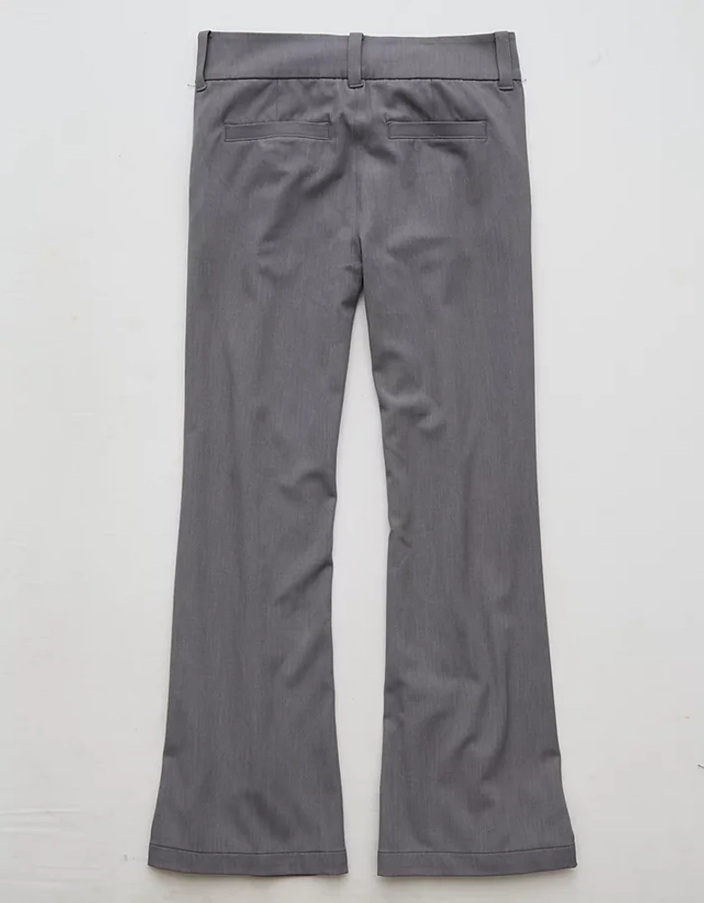 Pantalon évasé à taille basse extensible AE